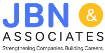 JBN & Associates blue and yellow logo - Strengthening Companies. Building Careers
